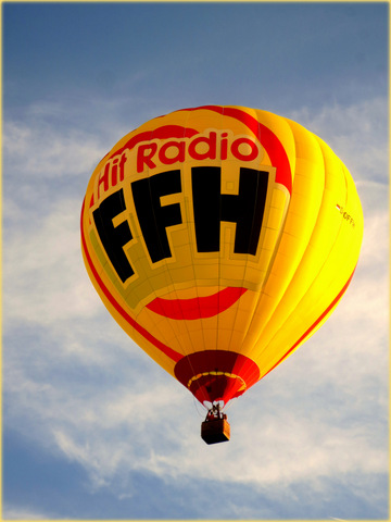 Der FFH Ballon über der Wetterau